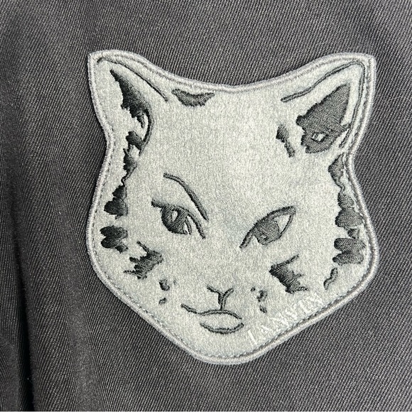 Lanvin Girls Cat Pocket Skinny Jeans size 4 - Picture 5 of 9